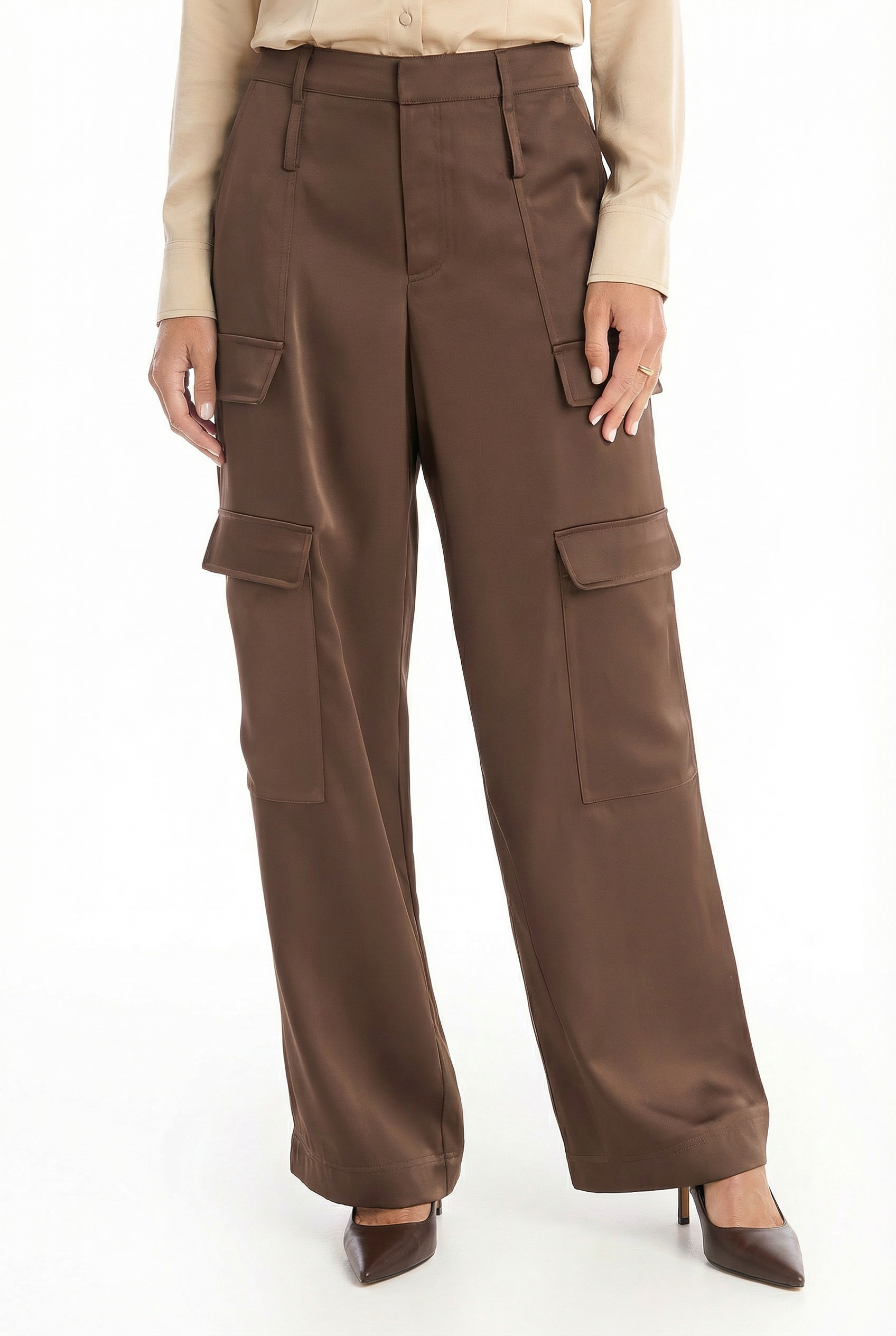 Milan Satin Cargo Pant