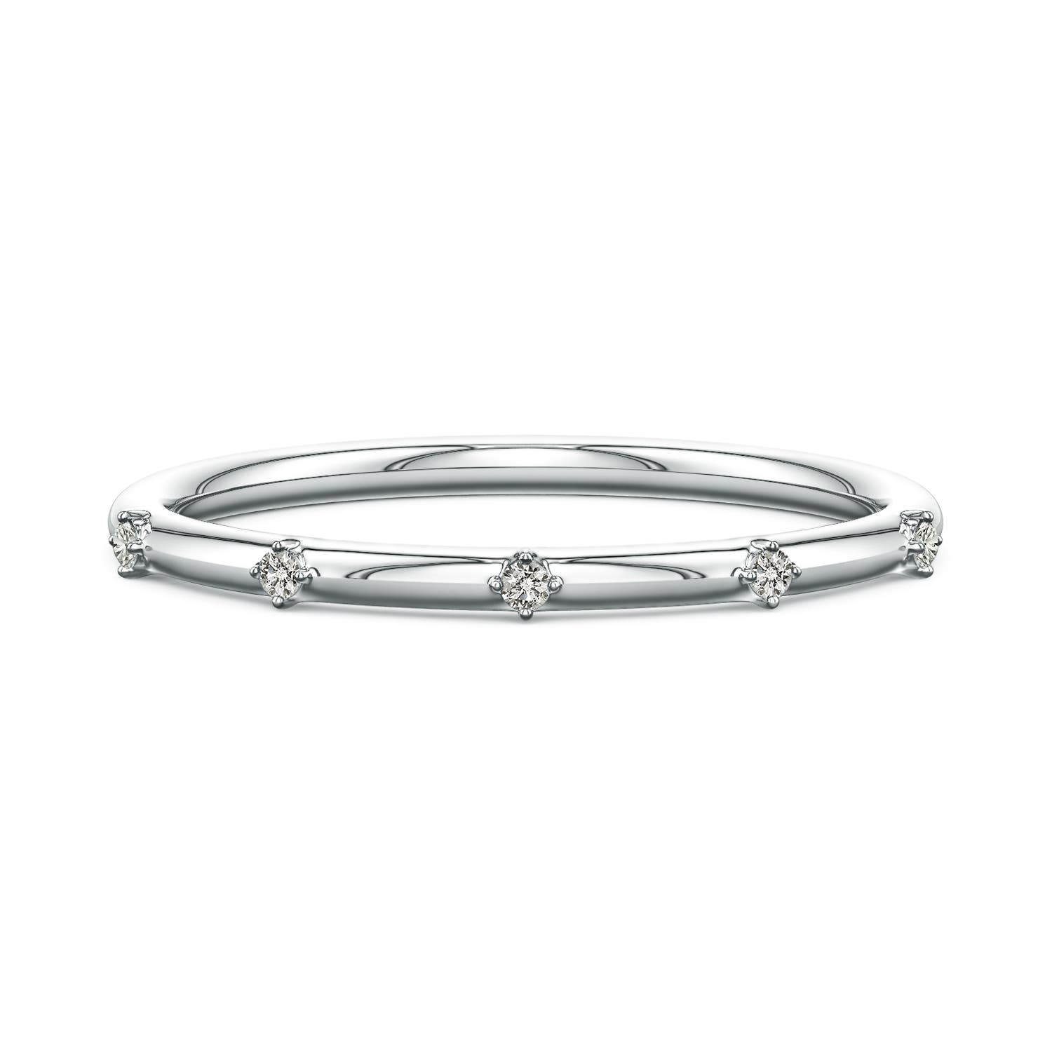 Angara 1.2 MM Round Diamond Five-Stone Station Ring in Platinum