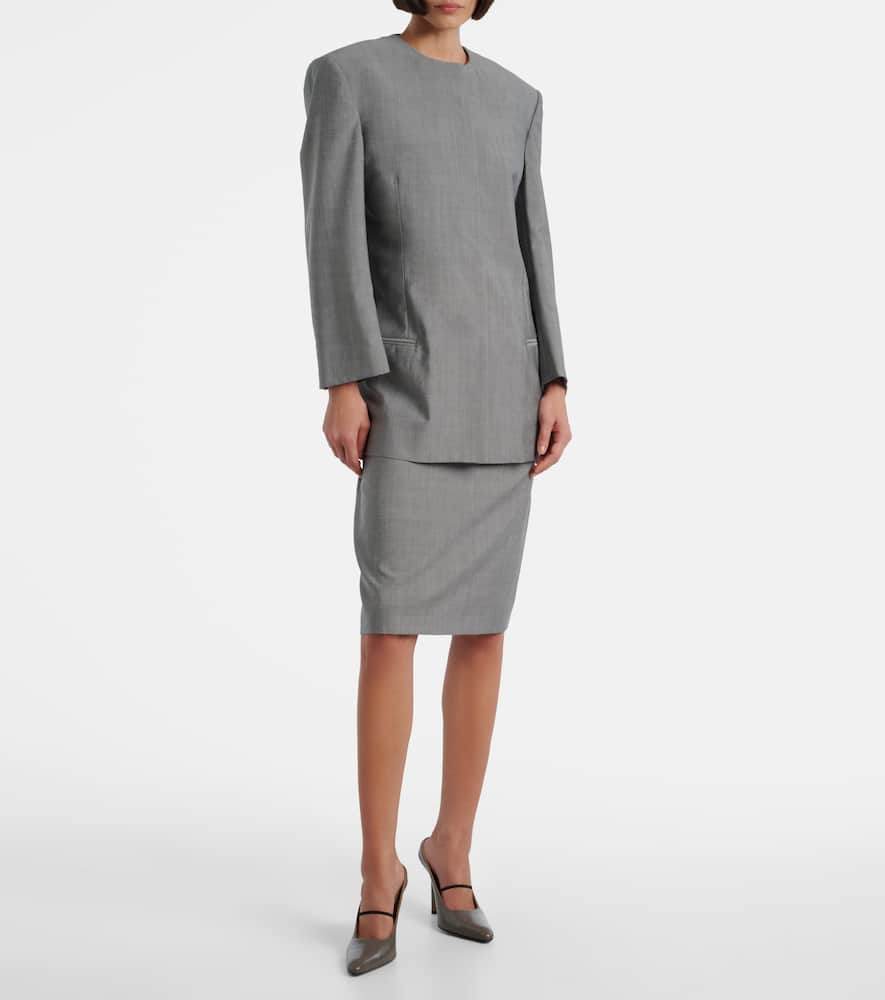 Parker wool jacket