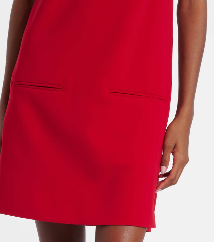 Courrèges Heritage halterneck crêpe minidress