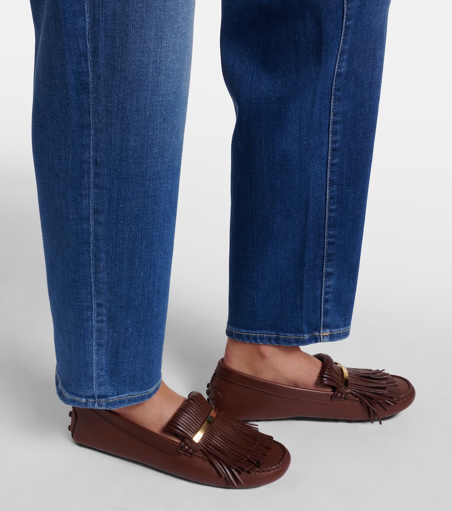 Girlfriend straight jeans