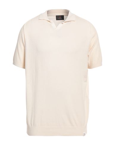 Peuterey Man Sweater Cream Size L Cotton