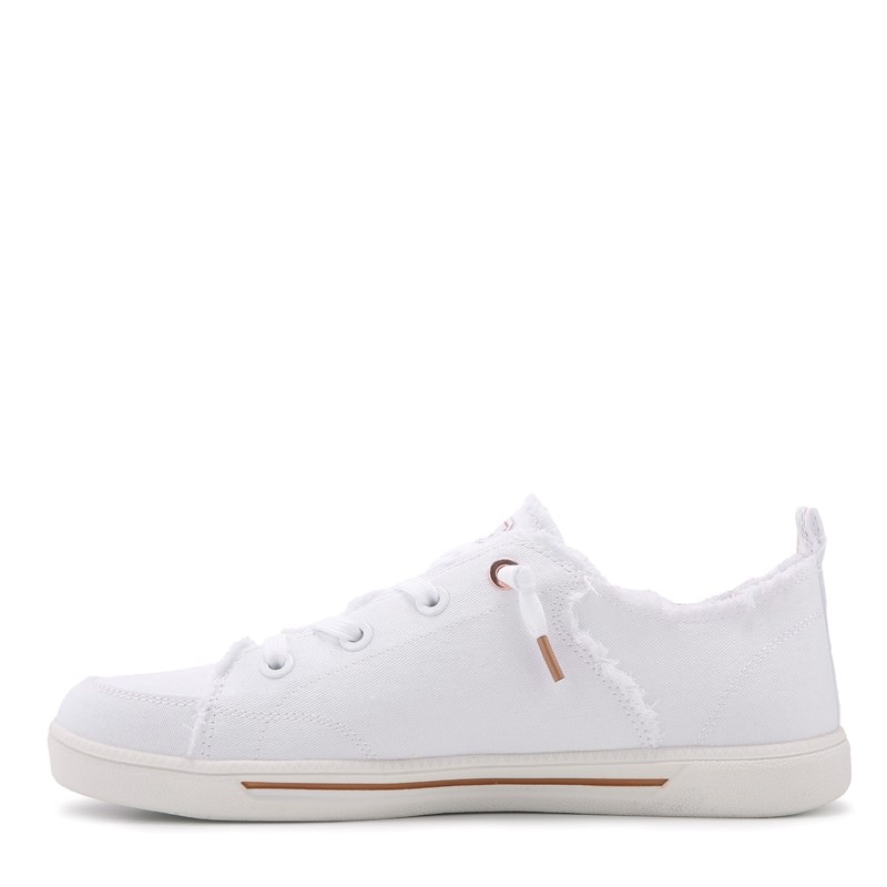 Women's Bobs B Cute 2.0 Slip On Canvas Sneakers (White Wide)