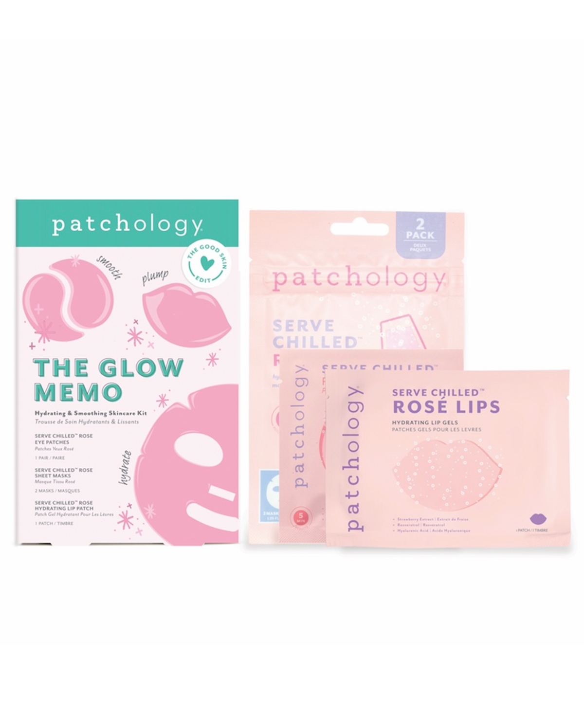 4-Pc. The Glow Memo Hydrating and Smoothing Skincare Kit