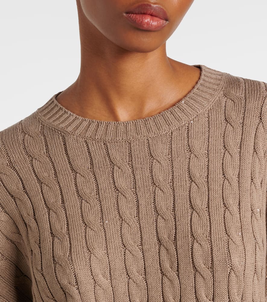 Cotton-blend sweater