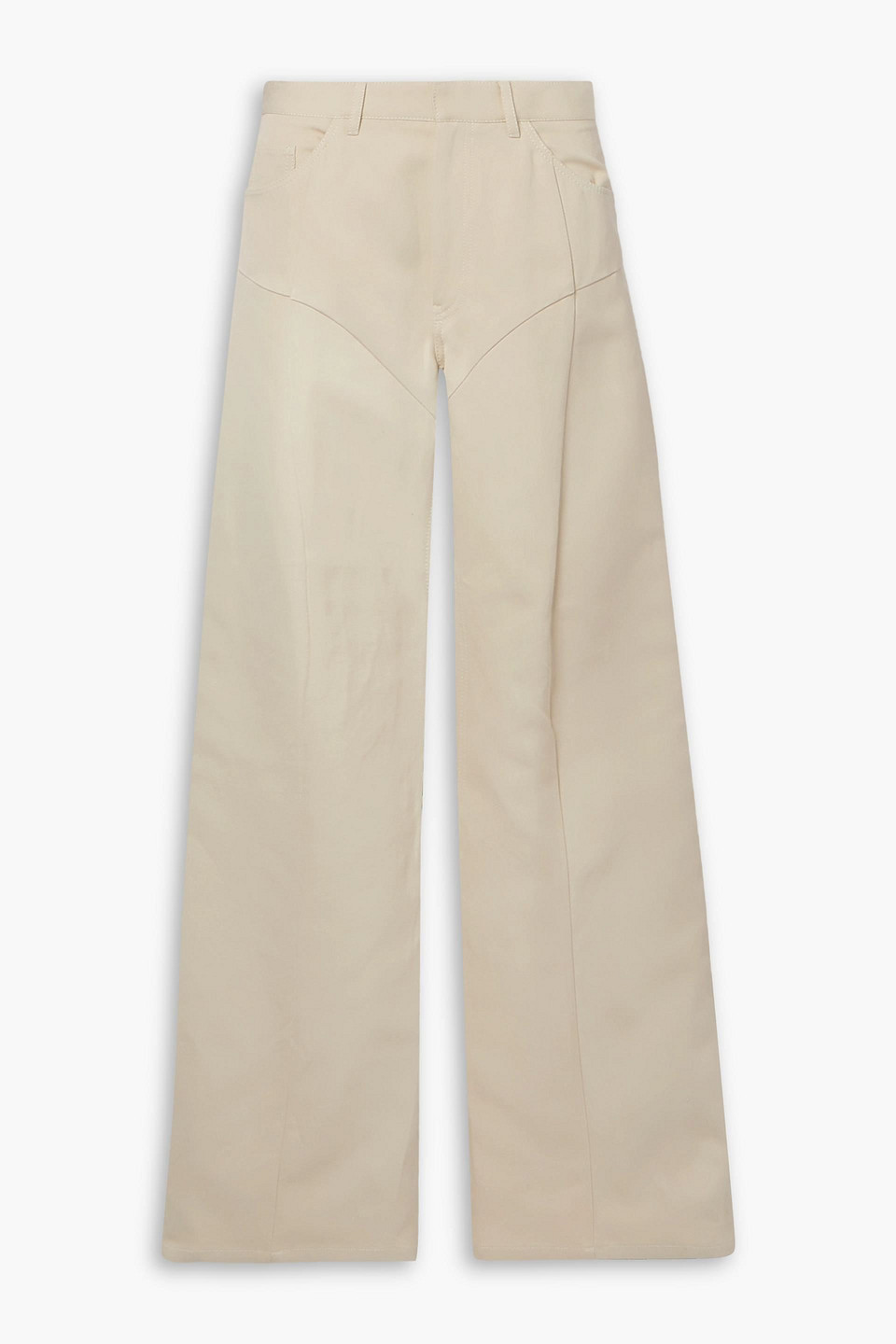 Gardner cotton-blend twill flared pants