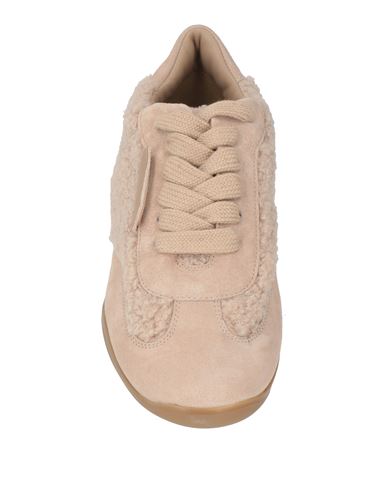 Vic Matiē Woman Sneakers Beige Size 8 Leather, Textile fibers