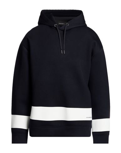 Man Sweatshirt Midnight blue Size XL Modal