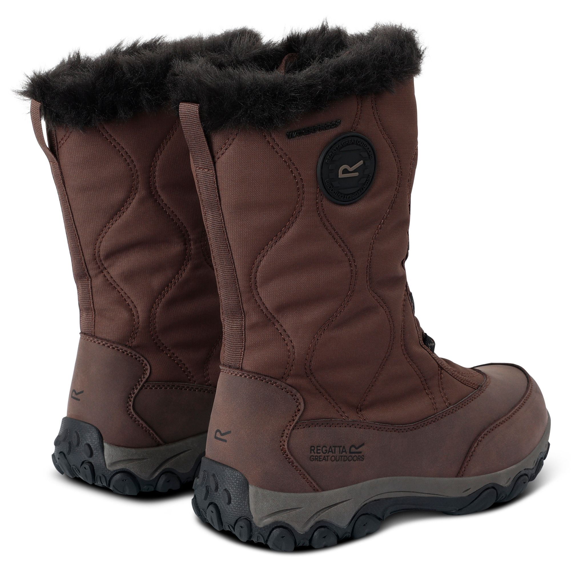 Regatta Kirkwood Waterproof Breathable Walking Boots In Brown