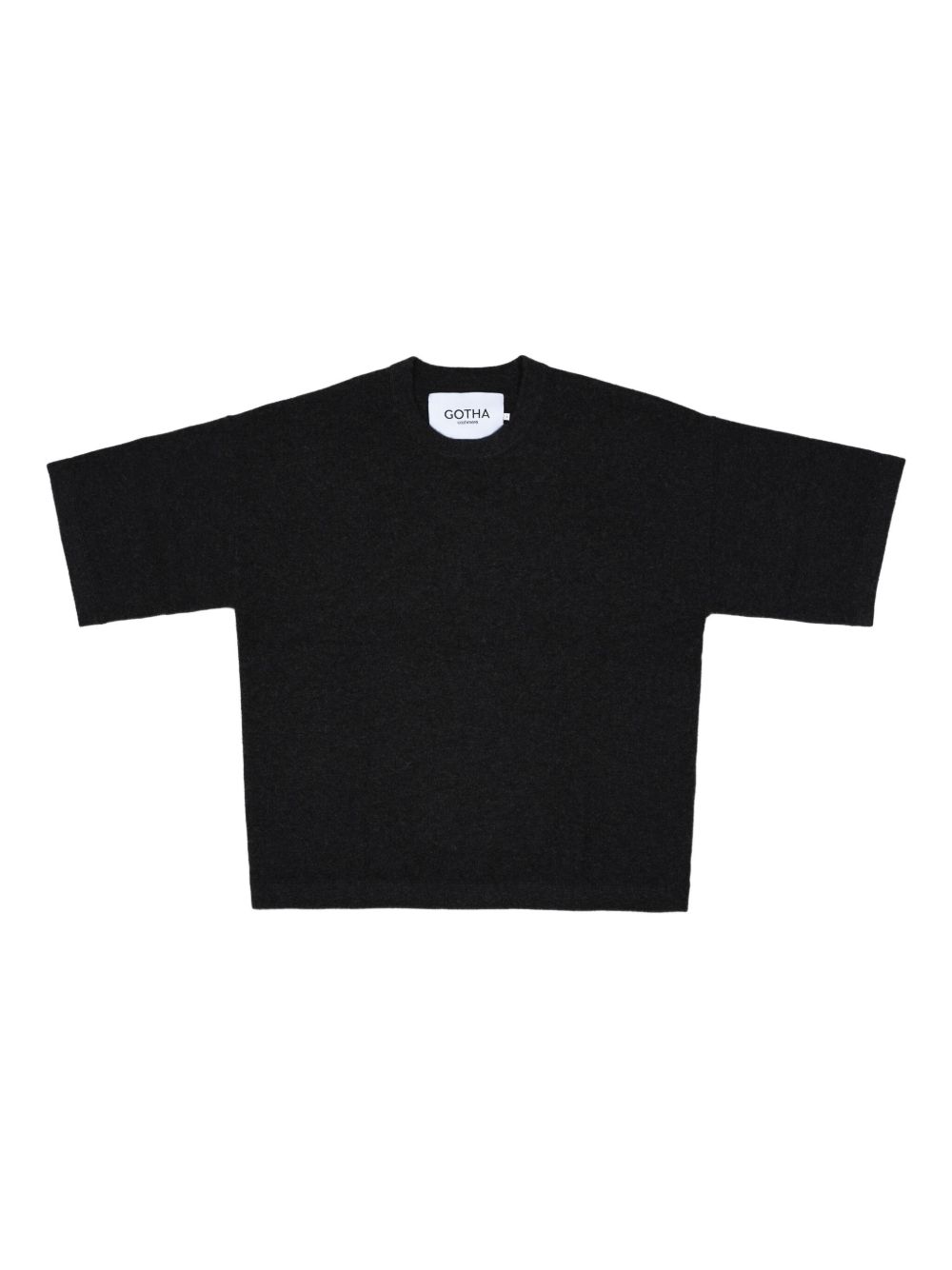 Cashmere polo shirt - Black