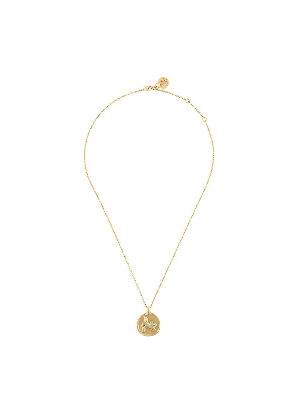 Talisman Pisces pendant necklace - Gold