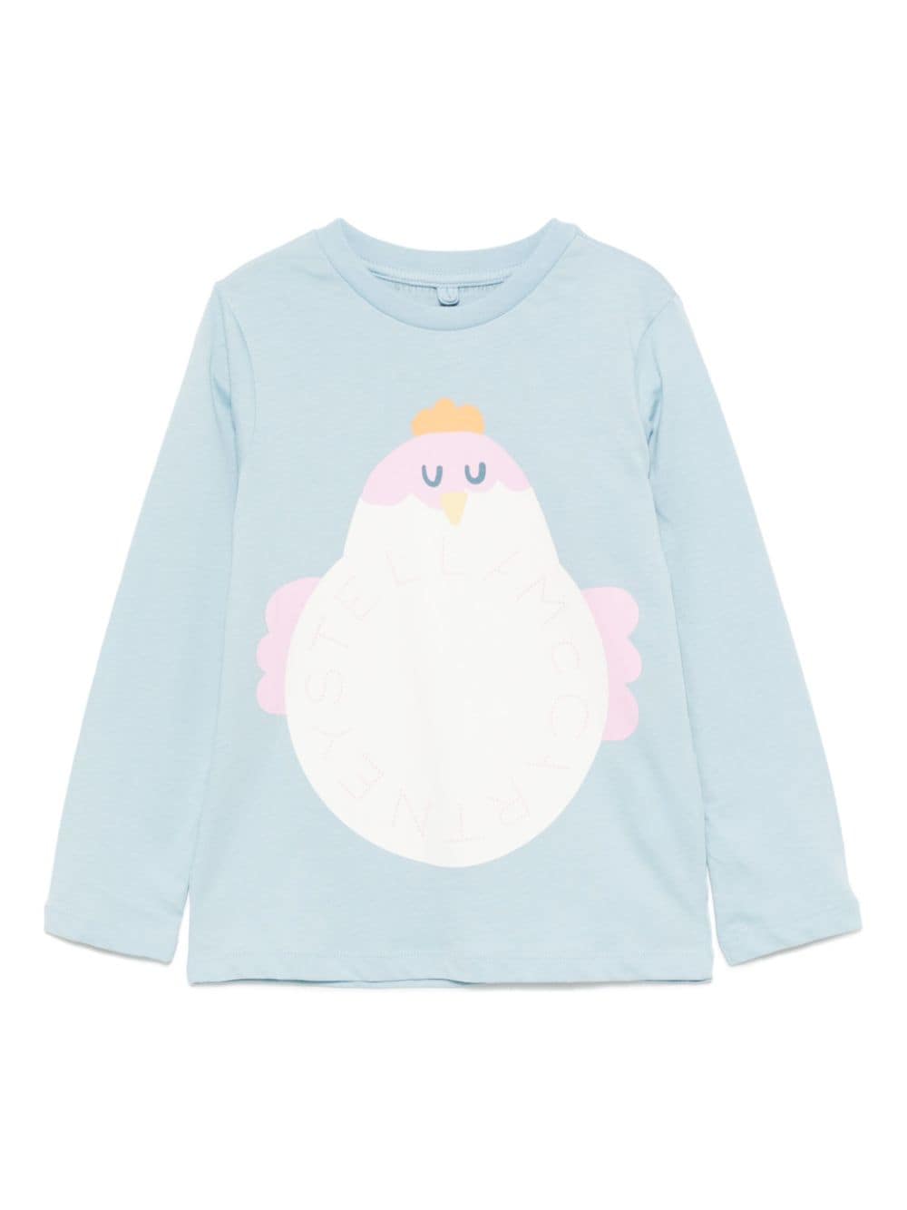 Logo-print cotton T-shirt - Blue