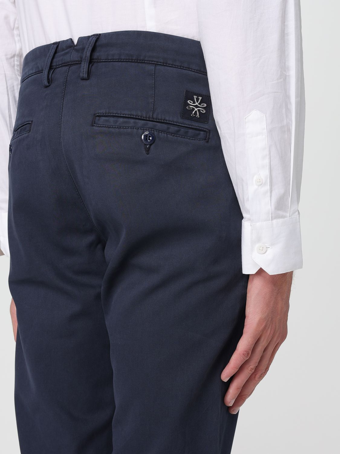 Pants Men color Blue