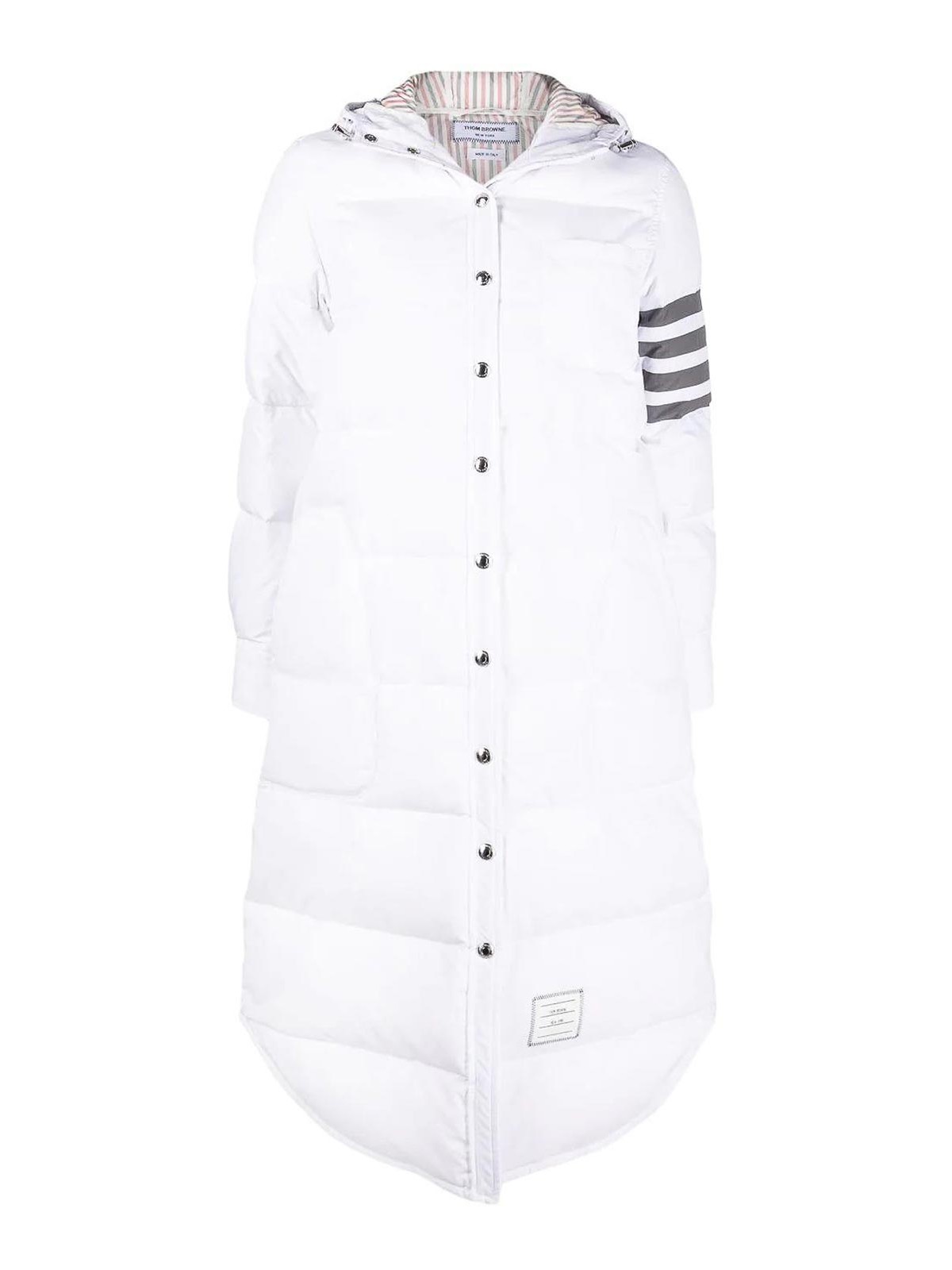 4-bar hooded padded coat