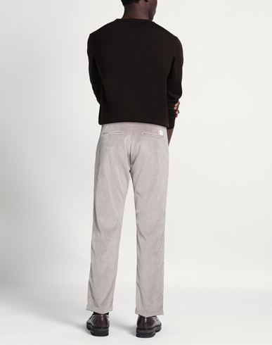Man Pants Light grey Size 32 Cotton, Elastane