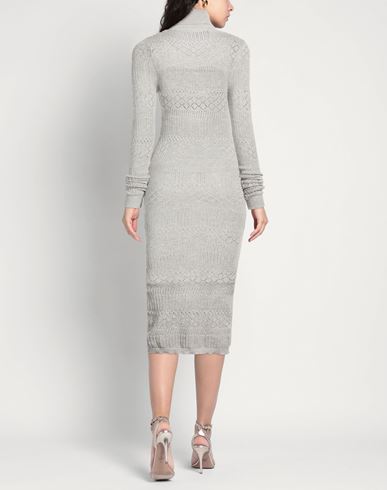 Woman Midi dress Light grey Size 3 Viscose, Polyester