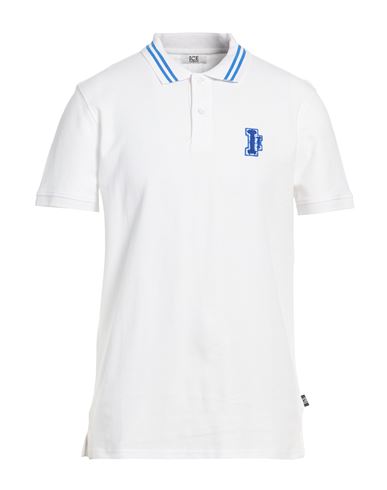 Man Polo shirt White Size L Cotton