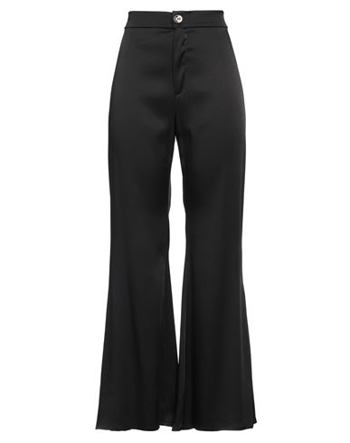 Woman Pants Black Size 0 Acetate, Viscose, Elastane