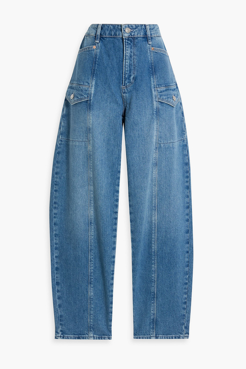 Alexis high-rise cargo jeans - Blue - 23