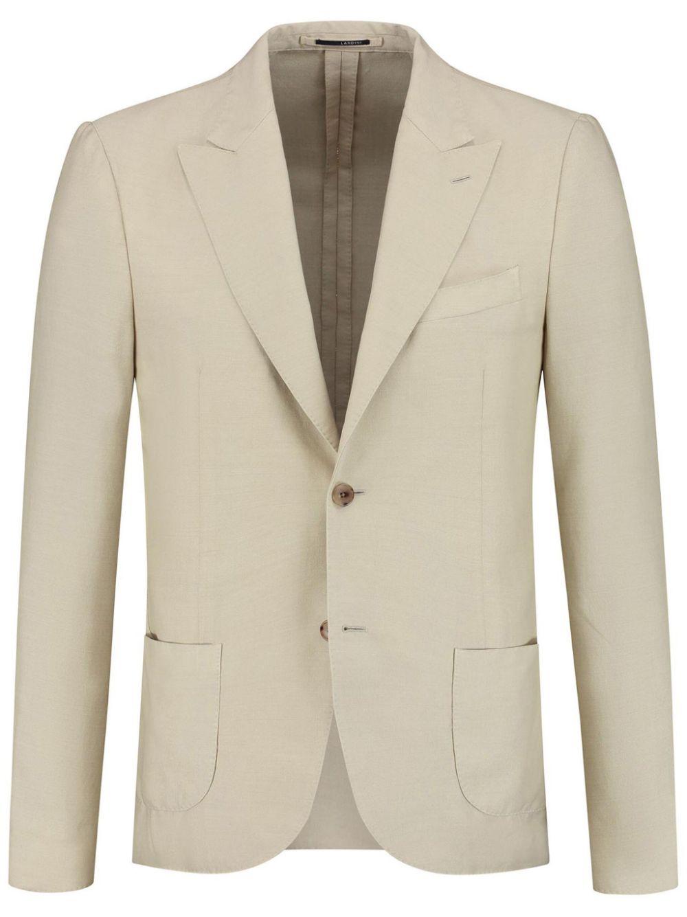 Single-breasted blazer - Neutrals