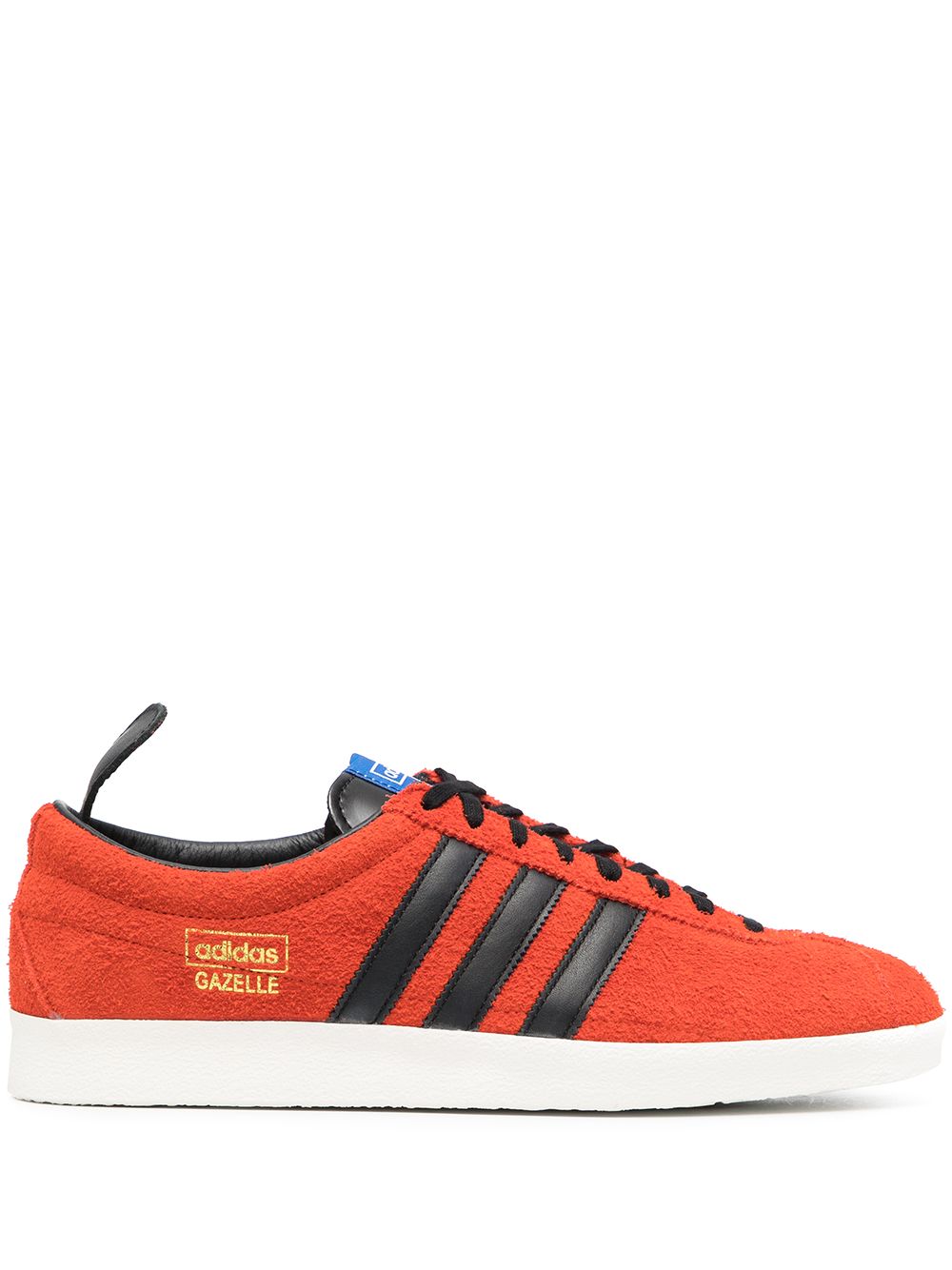Gazelle suede flat sneakers - Red