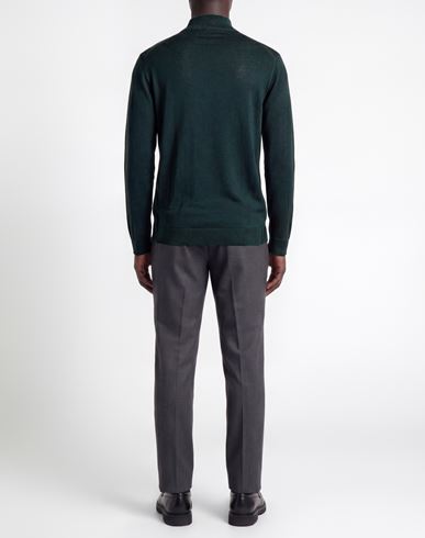 Man Turtleneck Dark green Size XXL Merino Wool
