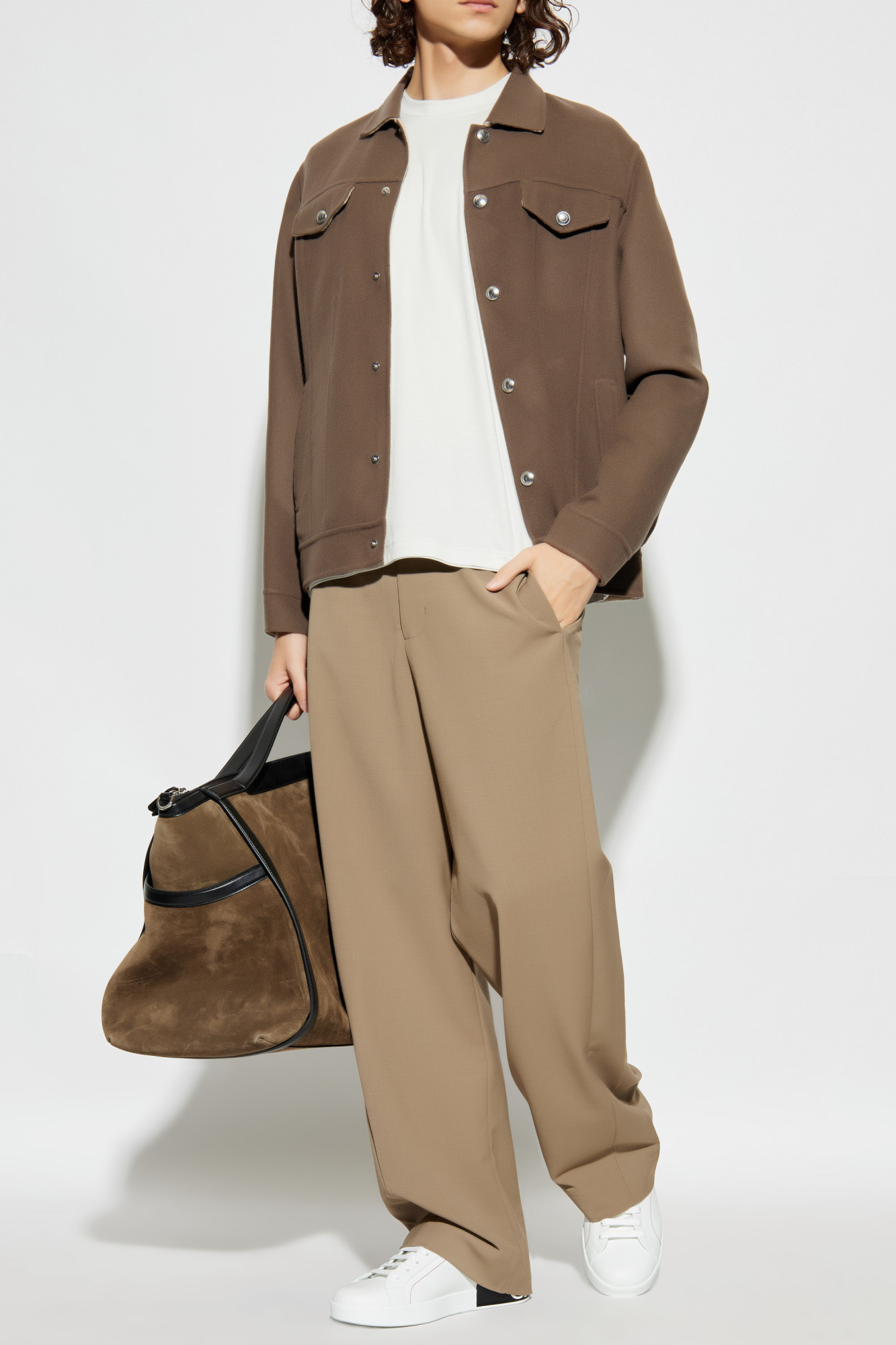 Wool Jacket, Men's, Brown