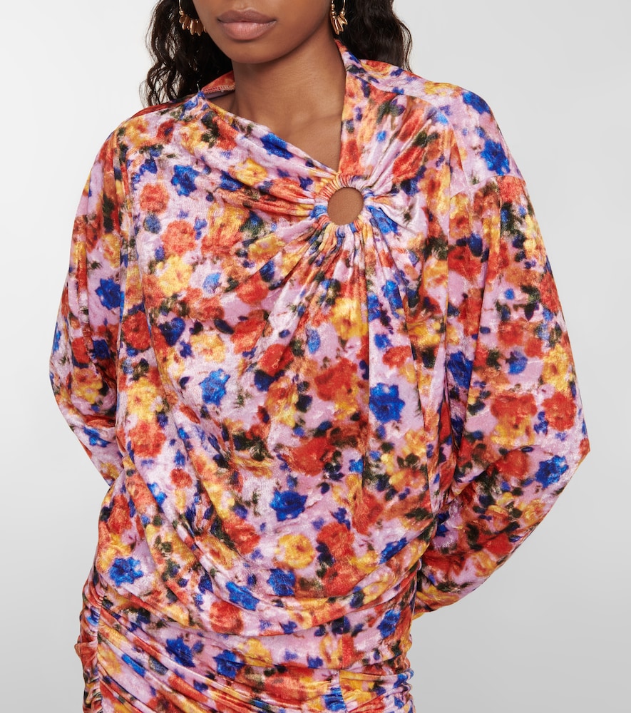 Floral print minidress