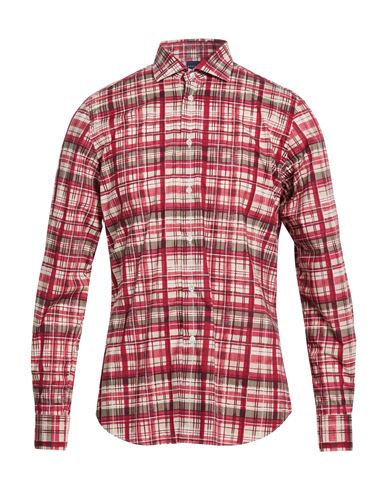 Man Shirt Brick Size 15 ½ Cotton