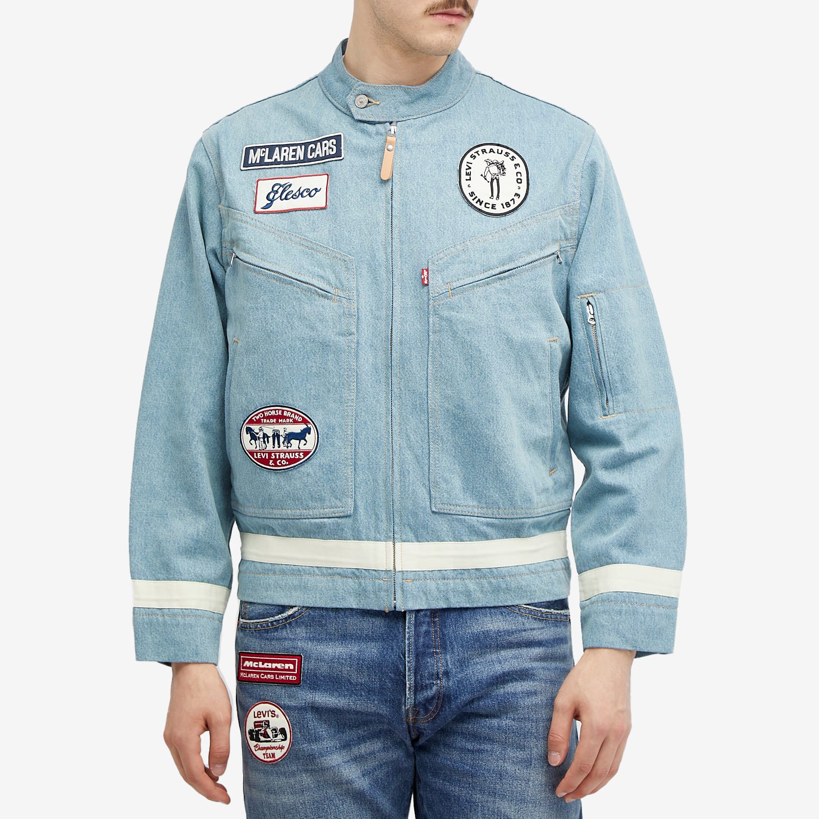 Men's Levis x McLaren Racing Jacket in Blue, Size X-Large 