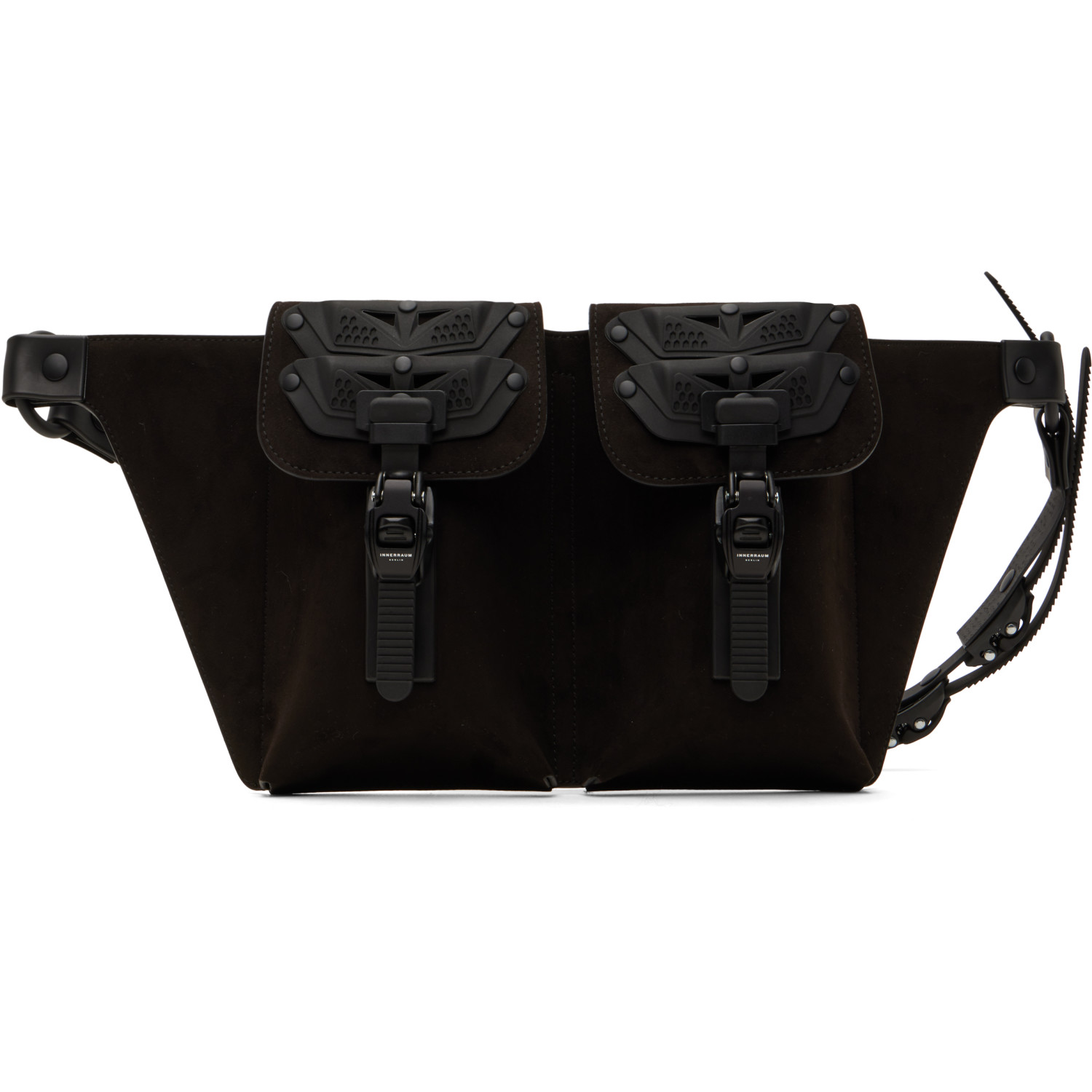 Brown Object U02 Double Pocket Belt Bag
