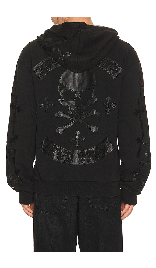 Affliction Tompson Hoodie in Black. XL/1X. Also in
