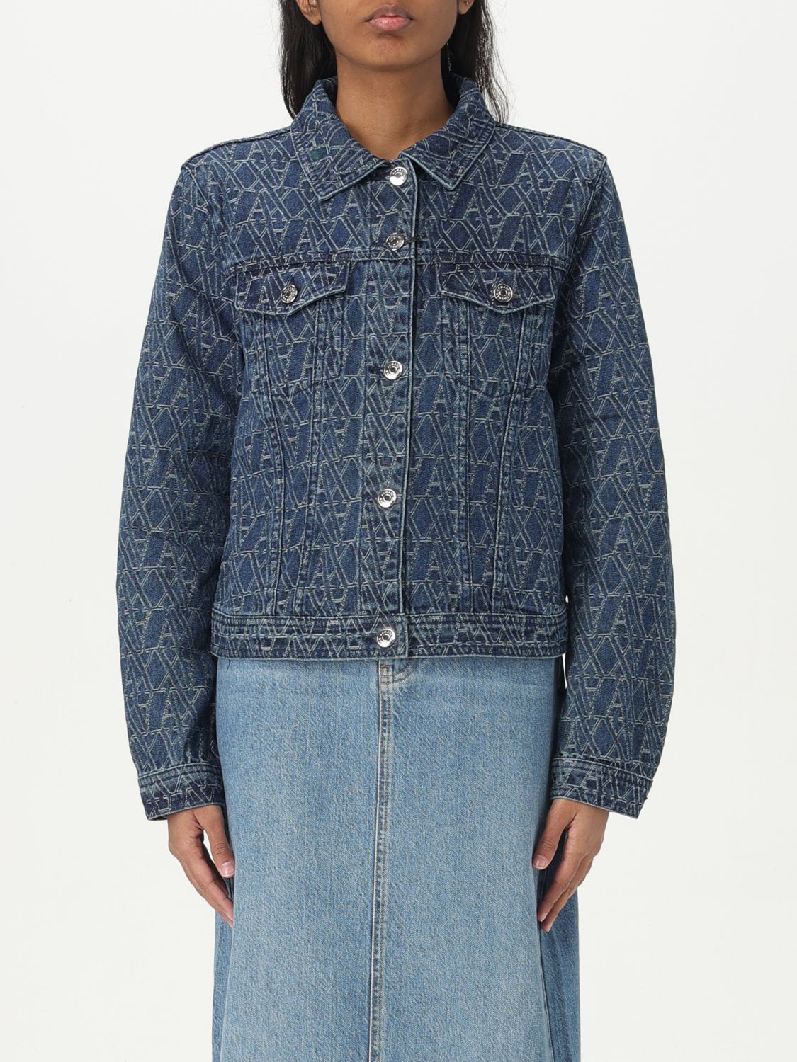 Jacket ARMANI EXCHANGE Woman color Denim