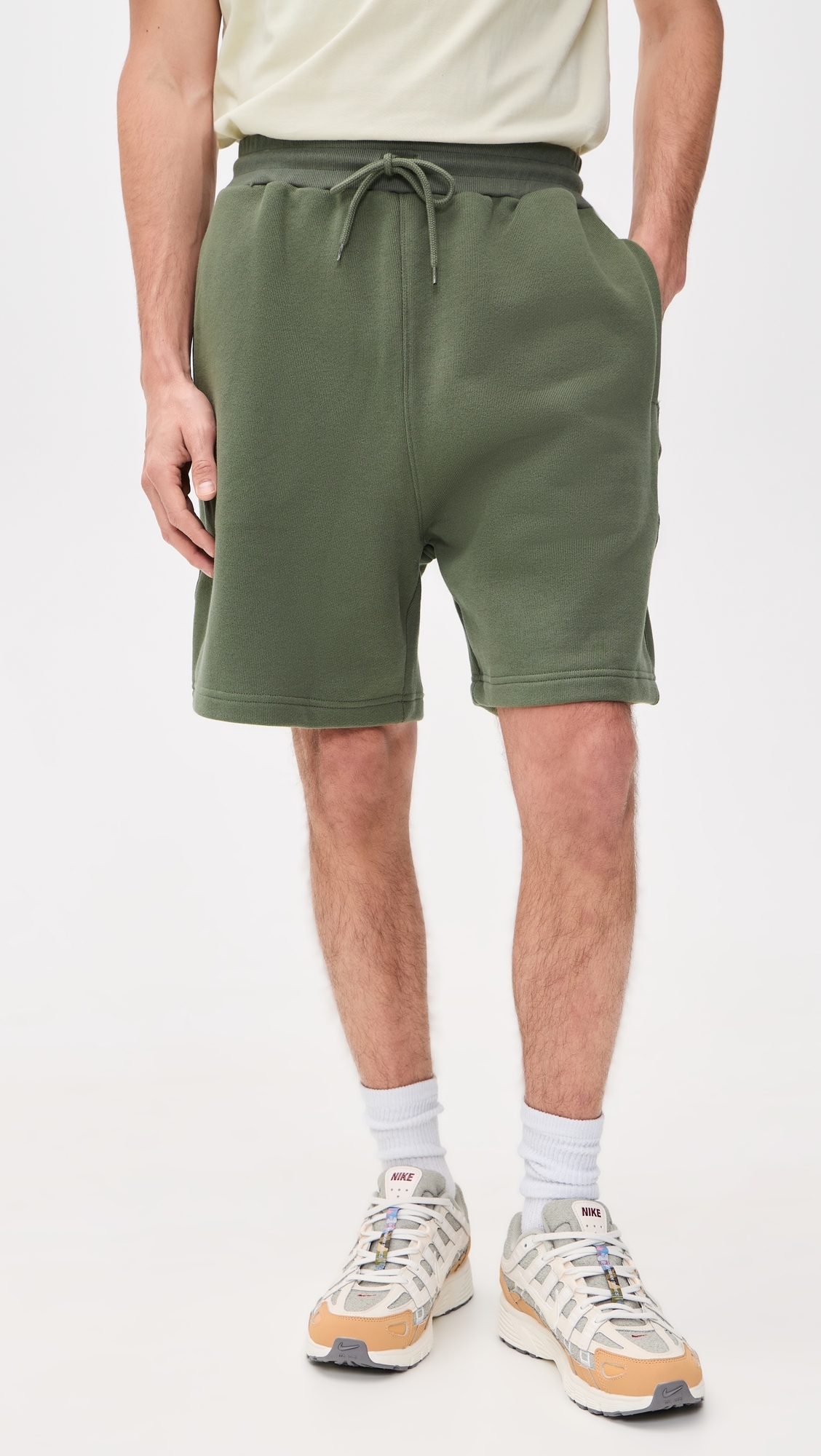 Loopback Sweat Shorts Olive