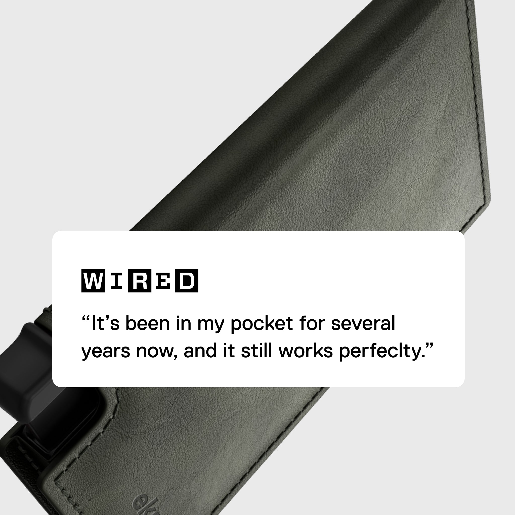 Men's Wallet - Smiley x Ekster Premium Slim Men's Wallet Trackable Wallet Leather Smart Wallet RFID Blocking