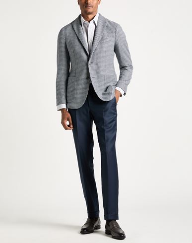 Man Blazer Navy Size 40 Wool, Polyester, Polyamide