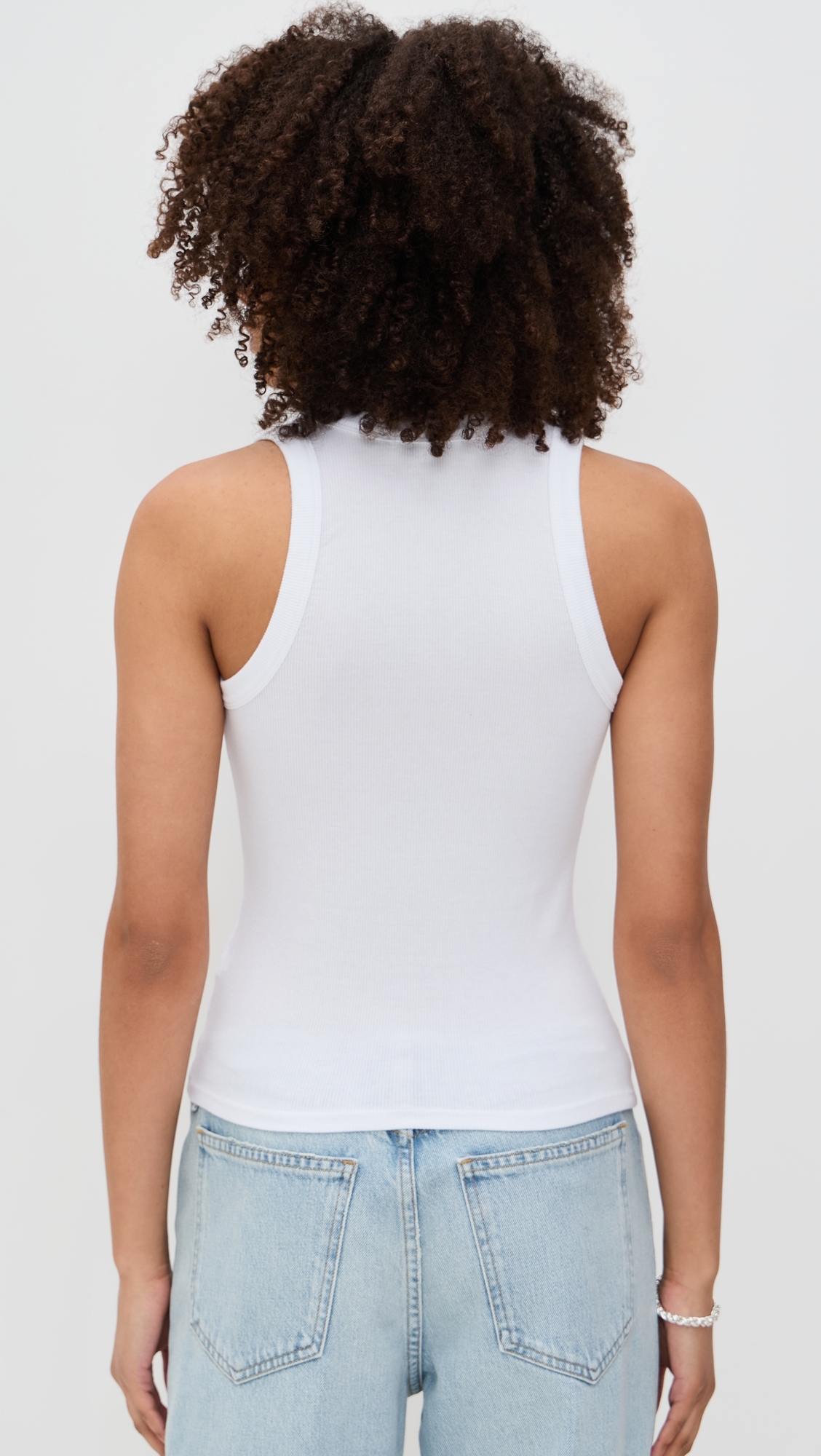 Cotton Citizen Verona U Neck Tank White