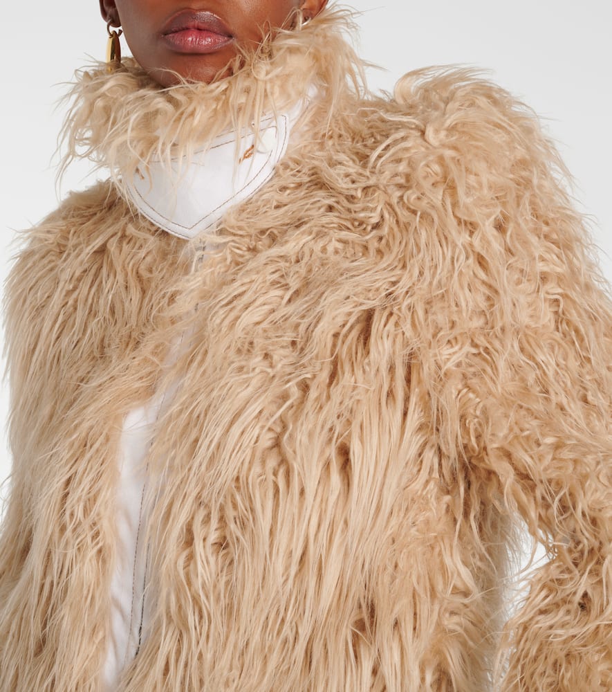 Faux fur jacket