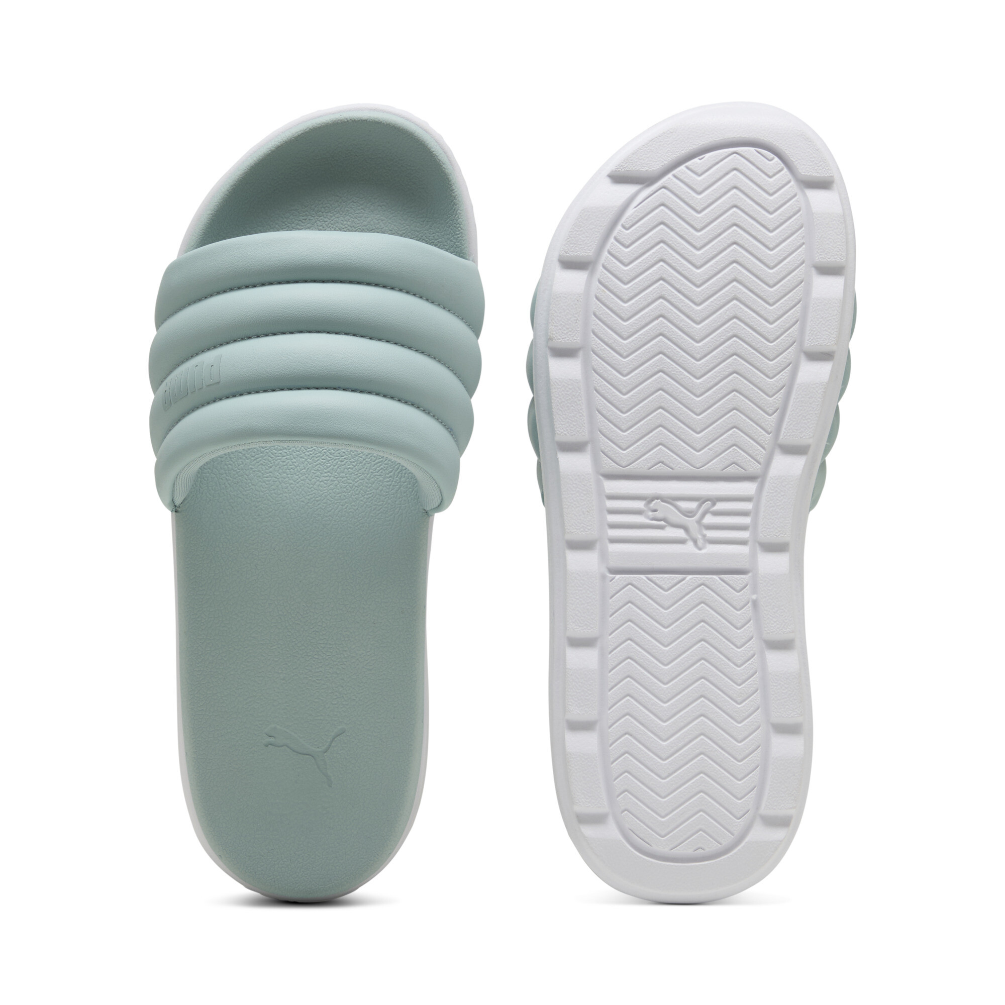 PUMA Karmen Puffy Women's Slides in Green