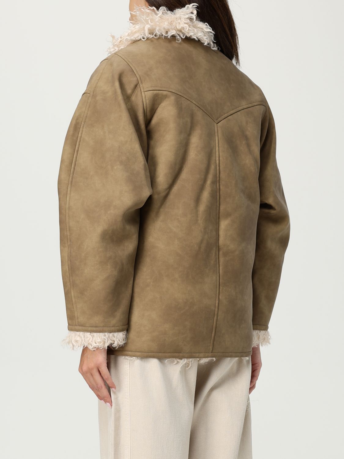 Coat Woman color Beige