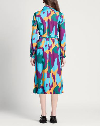 Woman Midi dress Azure Size M Viscose