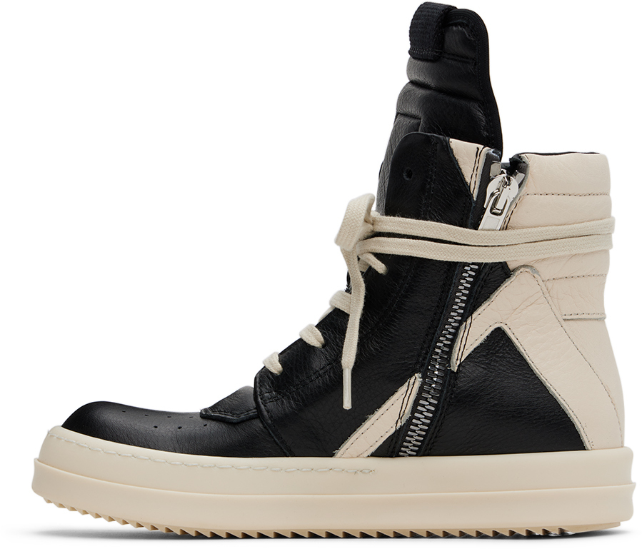 Rick Owens Kids Black Geobaskets Sneakers