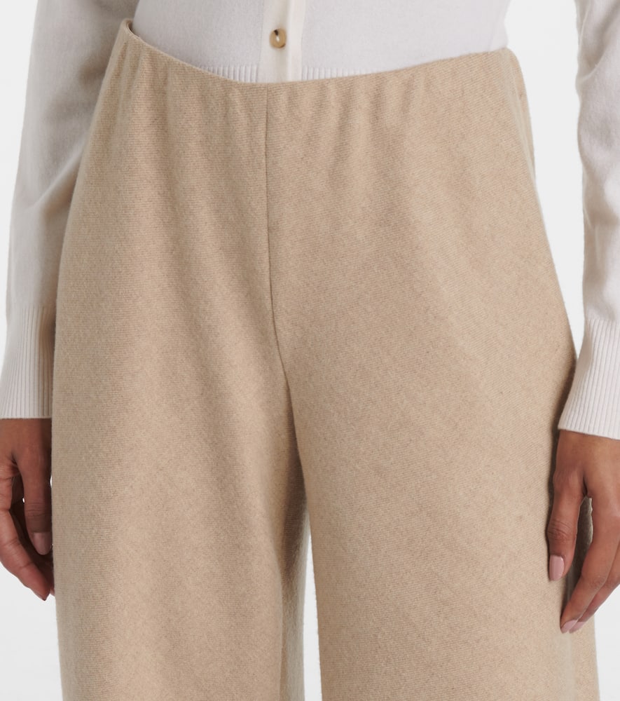 High-rise wide-leg pants