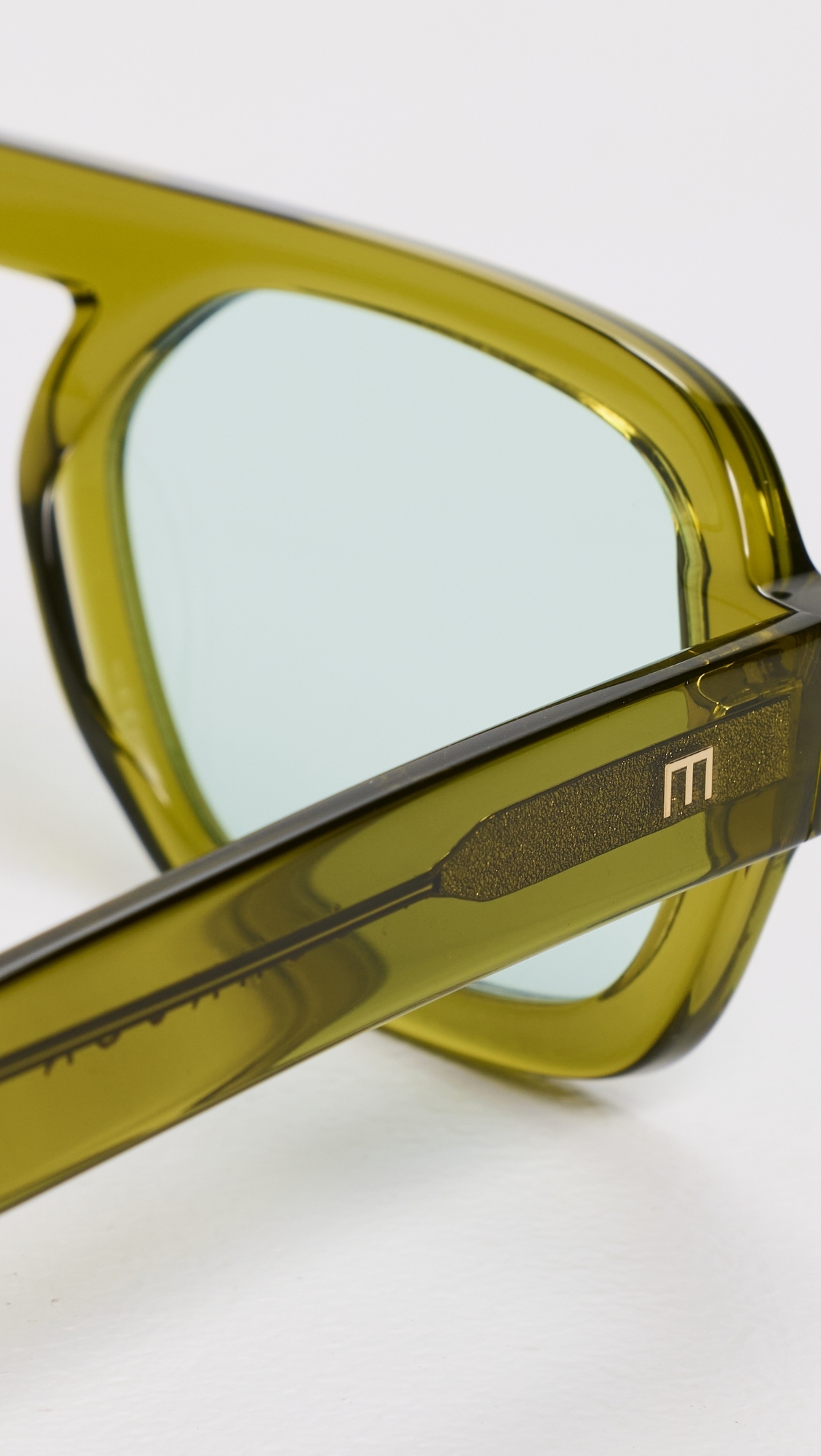 Jane Mini Sunglasses Olive Green One Size