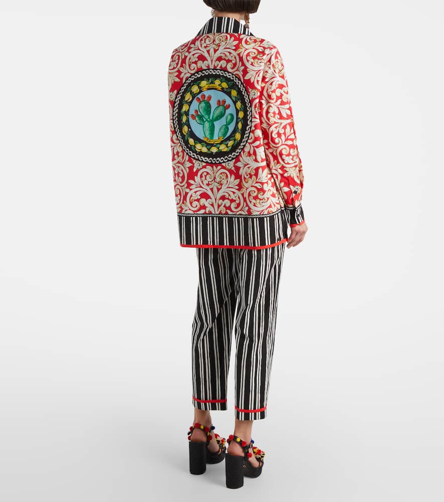 Printed cotton shirt