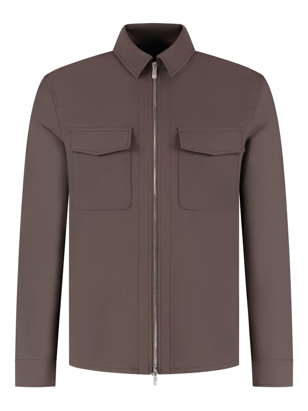 Marco Pescarolo zip-up jacket - Brown