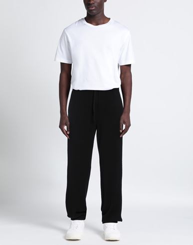 Man Pants Black Size M Cotton, Acrylic, Elastane