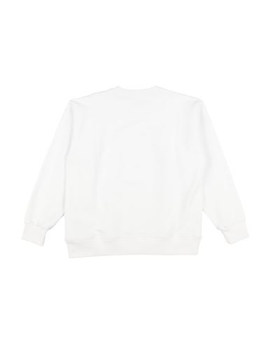 Kid Boy Sweatshirt White Size 12 Cotton, Nylon