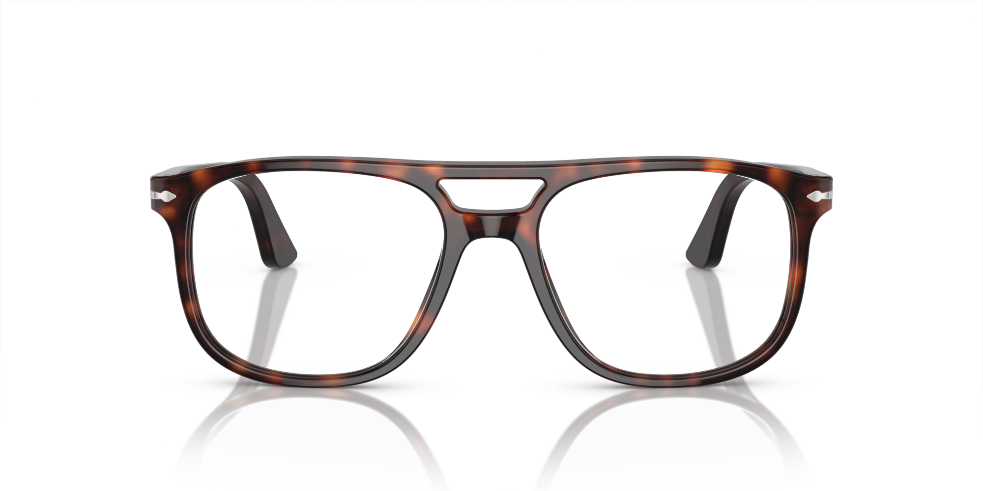Persol Unisex Persol PO3329V GRETA 24 Optical frames Acetate Turtle Transparent Pilot Norma
