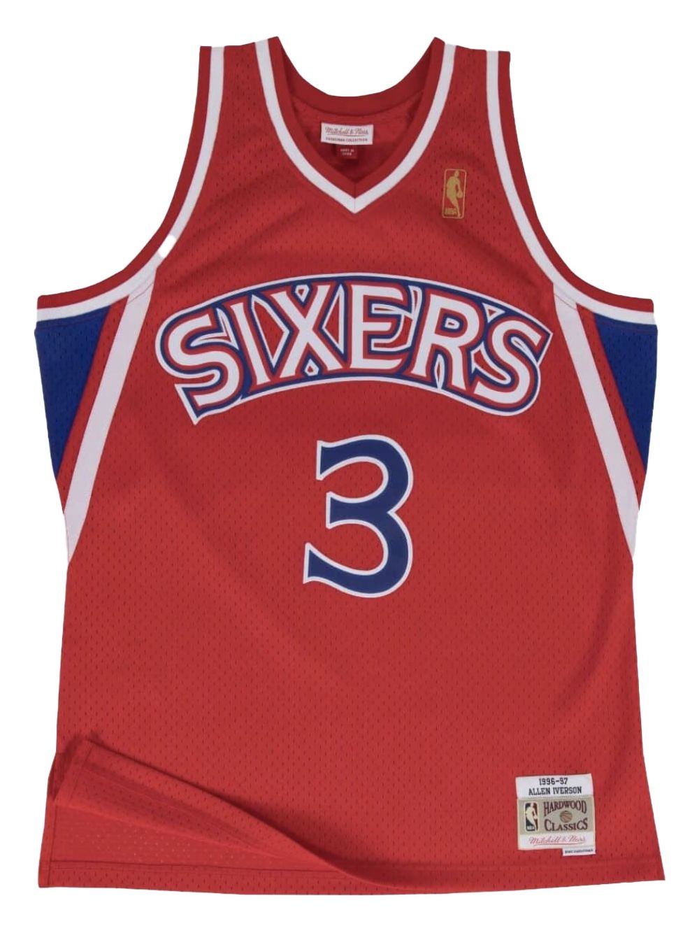 X NBA 76ers 96 Allen Iverson Swingman Road tank top - Red